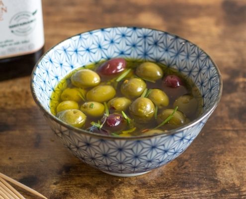 marinated olives