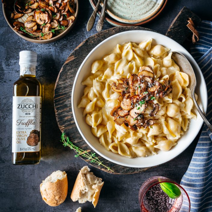 Truffle Mac and Cheese - Zucchi Truffle Extra Virgin Olive Oil