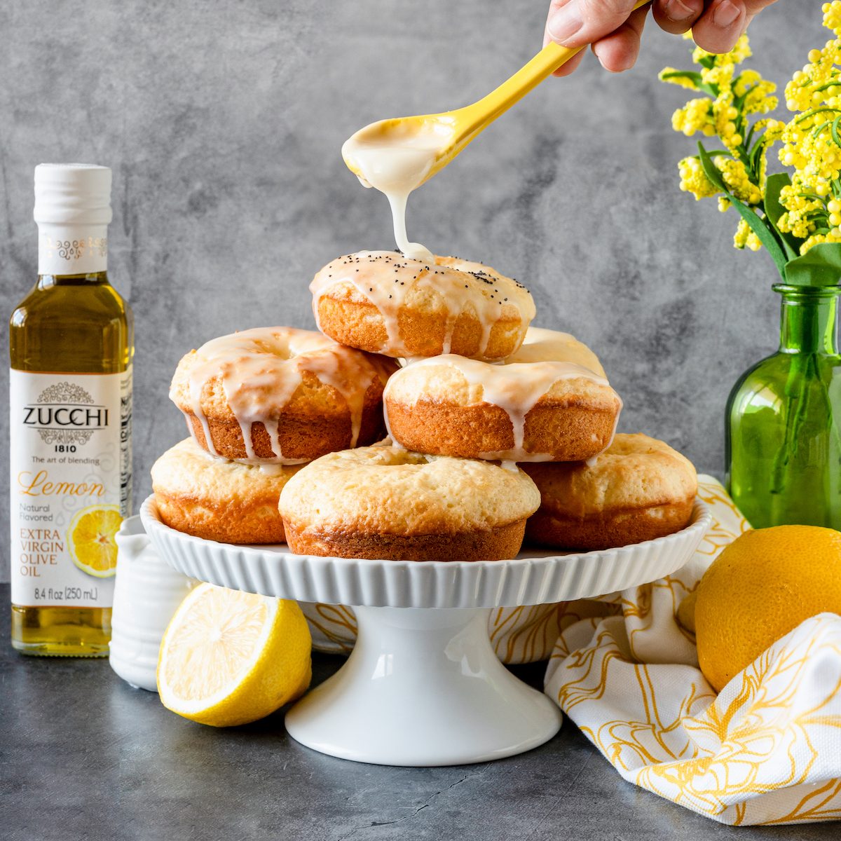 Baked Lemon Olive Oil Doughnuts Zucchi US